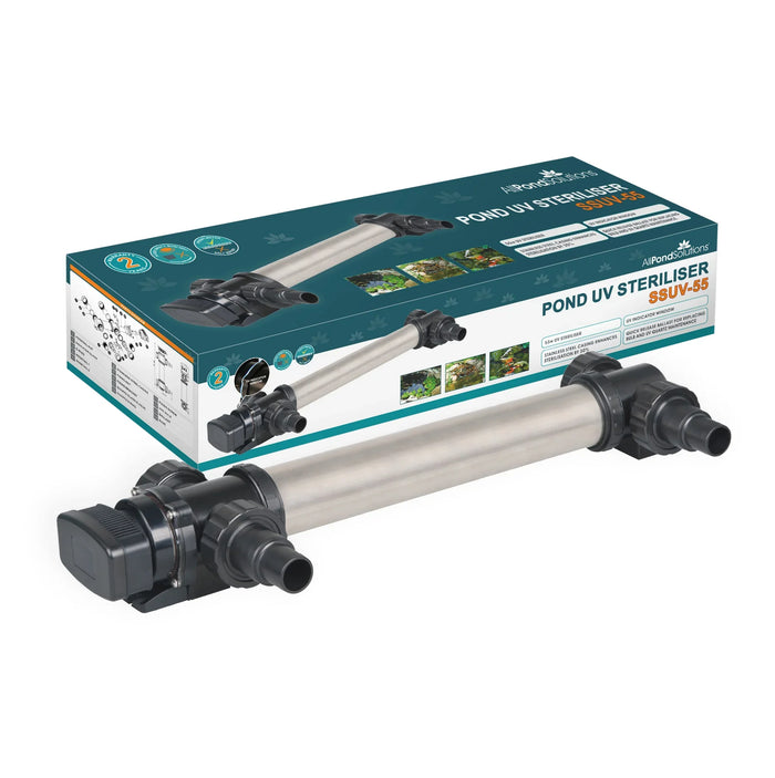 55W Stainless Steel Pond UV Clarifier & Steriliser - SSUV-55
