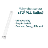 AllPondSolutions 18W PLL 4-pin UV replacement bulb for pond and aquarium sterilisers