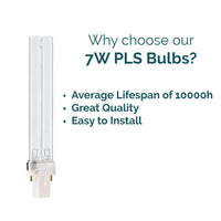 AllPondSolutions 7W PLS 2-pin UV replacement bulb for pond and aquarium sterilisers
