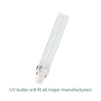 AllPondSolutions 11W PLS 2-pin UV replacement bulb for pond and aquarium sterilisers