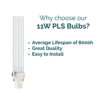 AllPondSolutions 11W PLS 2-pin UV replacement bulb for pond and aquarium sterilisers
