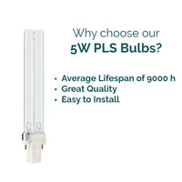 AllPondSolutions 5W PLS 2-pin UV replacement bulb for pond and aquarium sterilisers