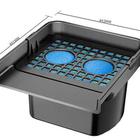 AllPondSolutions W-400 pond waterfall kit with filtration and pump