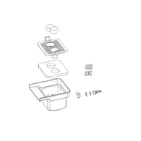AllPondSolutions W-400 pond waterfall kit with filtration and pump