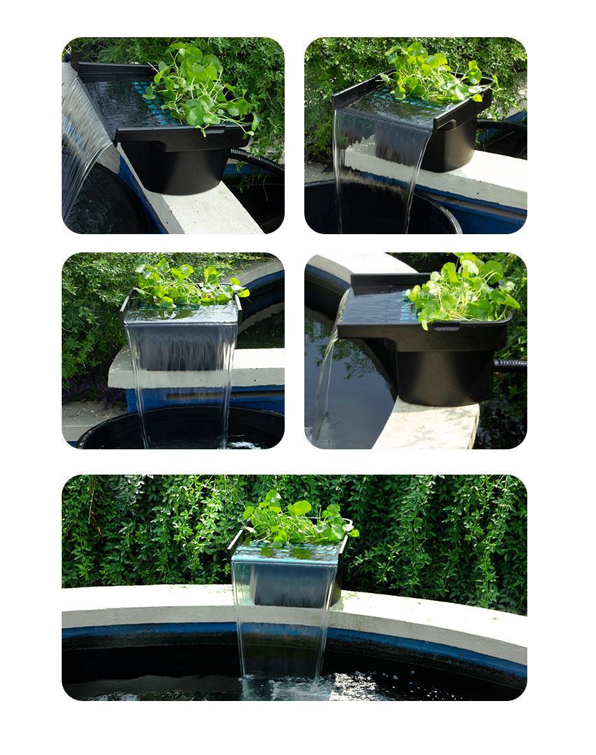 AllPondSolutions Pond Waterfall with Built in Filtration - 40cm - AllPondSolutions