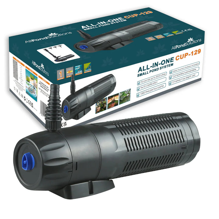 AllPondSolutions All in One CUP-129 unit 1000L/H with Spare Bulb and Foams CUP-129-KIT