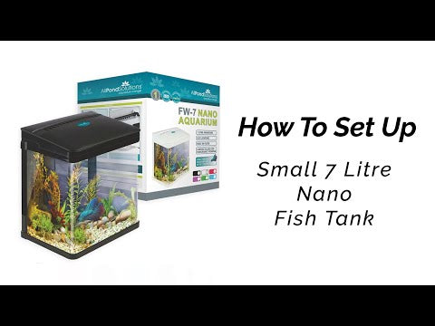 Small 7 Litre Nano Fish Tank - 6 Colours