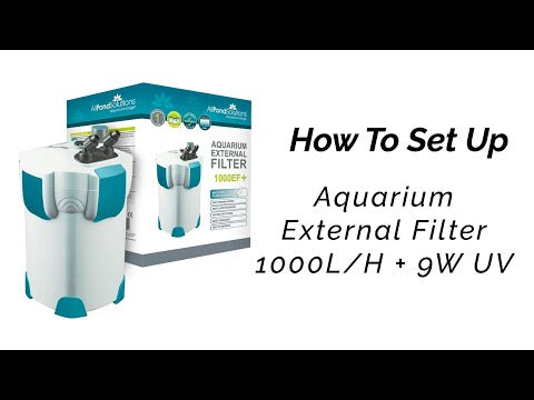 AllPondSolutions 2000L/H + 9W UV Aquarium External Filter 2000EF+