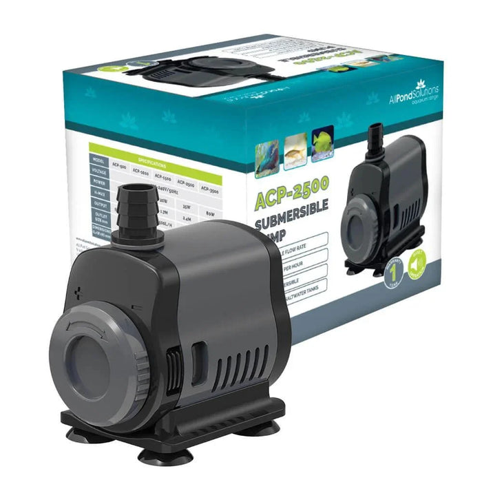 2500 L/H Submersible Aquarium Fish Tank Water Pump with Flow Controller