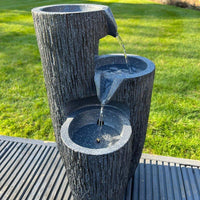 3 Vase Bowl Water Feature - Solar Powered 26x27x47.5cm - AllPondSolutions