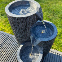 3 Vase Bowl Water Feature - Solar Powered 26x27x47.5cm - AllPondSolutions