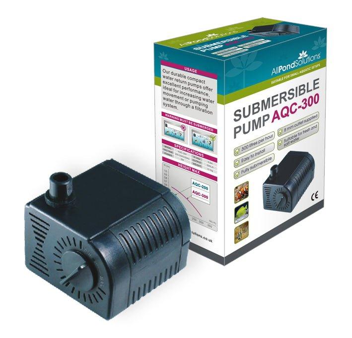 300 L/H Submersible Water Aquarium Pump - AllPondSolutions