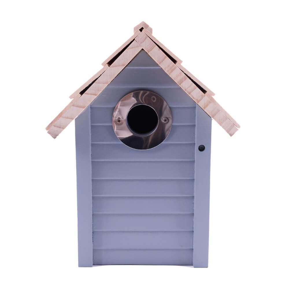 AllPetSolutions Beach Hut Bird Nest Box, Blue - AllPondSolutions