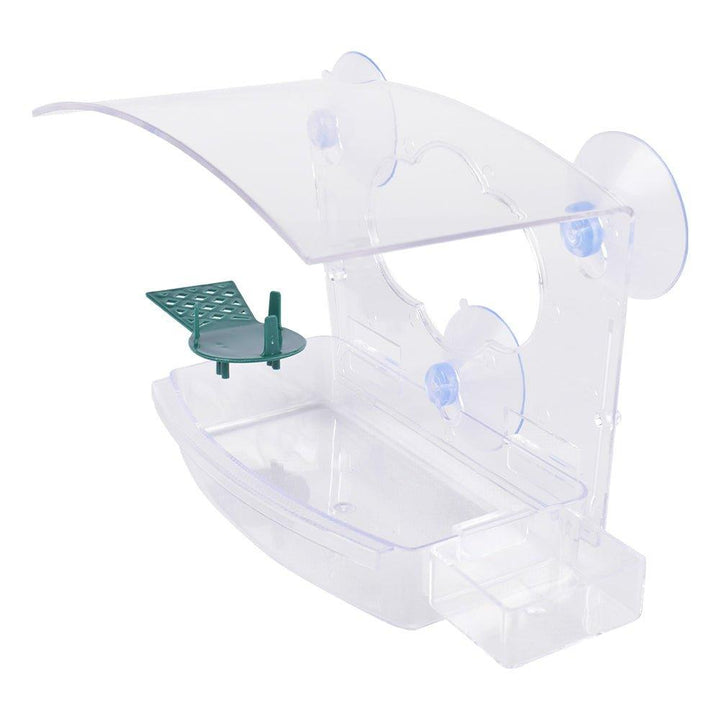 AllPetSolutions Clear Plastic Window Bird Feeder - AllPondSolutions