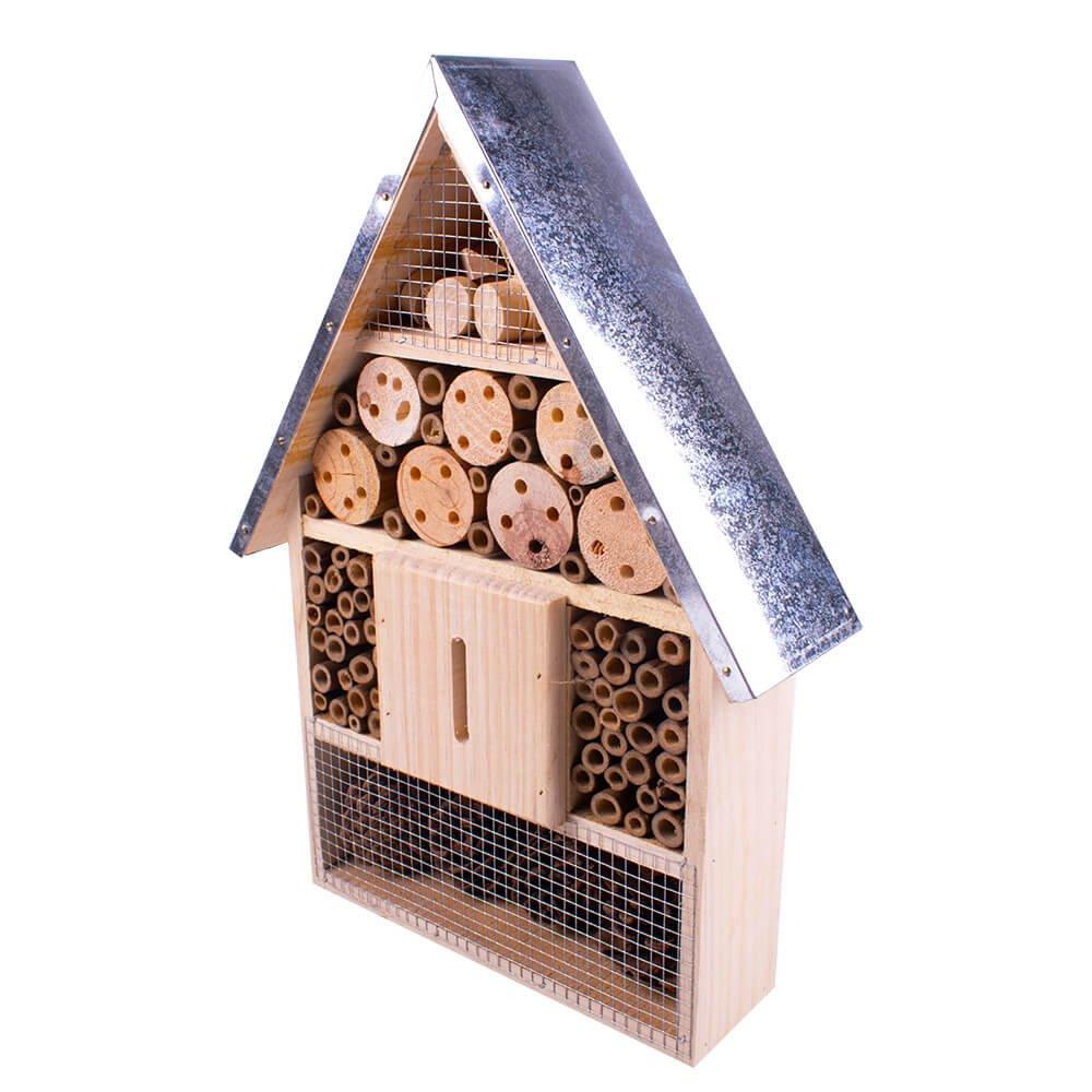 AllPetSolutions Insect & Bug Hotel with Metal Roof, Large - AllPondSolutions