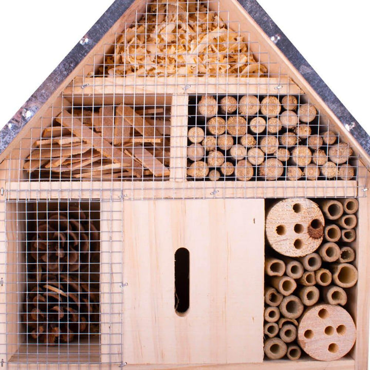 AllPetSolutions Insect & Bug Hotel with Metal Roof, Small - AllPondSolutions