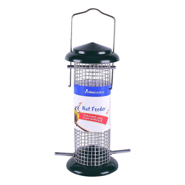 AllPetSolutions Wild Bird Nut Metal Feeder, 9" - AllPondSolutions