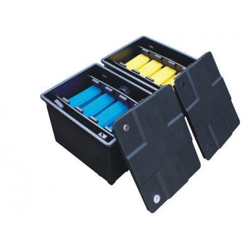 12,000L Koi Dual Chamber Box Pond Filter System