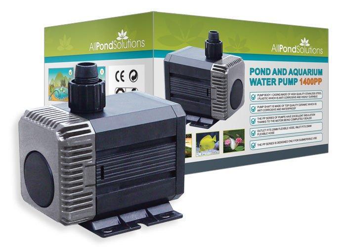 AllPondSolutions 1400PP submersible pond pump, 1400 litres per hour