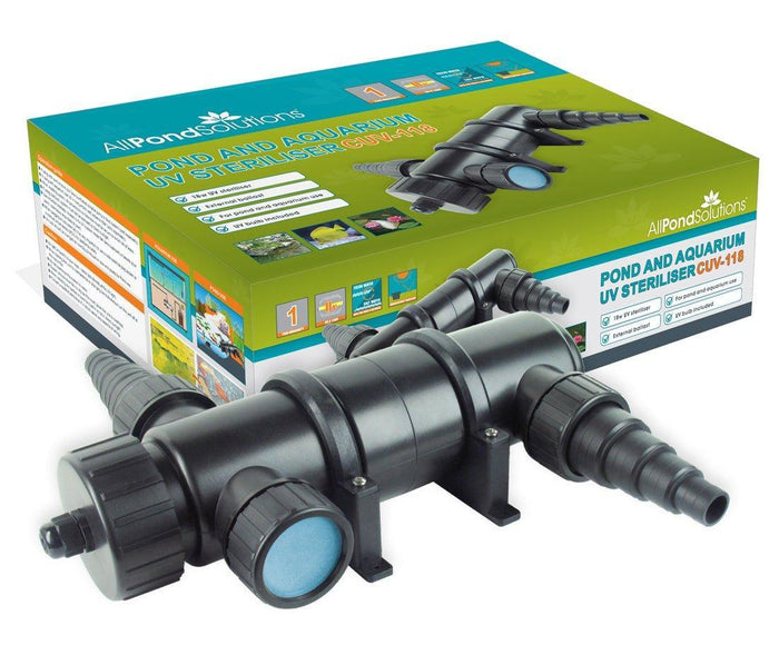 18W UV Steriliser & Clarifier for Ponds and Aquariums - CUV-118