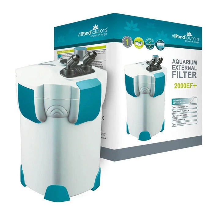 2,000 L/H Aquarium Fish Tank External Canister Filter with 9W UV Steriliser - 2000EF+