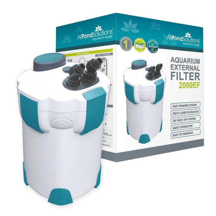 2,000 L/H Aquarium Fish Tank External Canister Filter - 2000EF