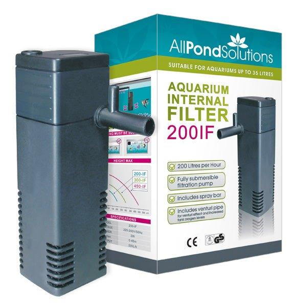 AllPondSolutions 200L/H Aquarium Internal Filter 200IF - AllPondSolutions