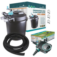 AllPondSolutions PFC-25000 pressurised pond filter kit with UV steriliser and pump