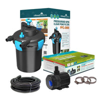 AllPondSolutions PFC-3000 pressurised pond filter kit with 9W UV steriliser and pump
