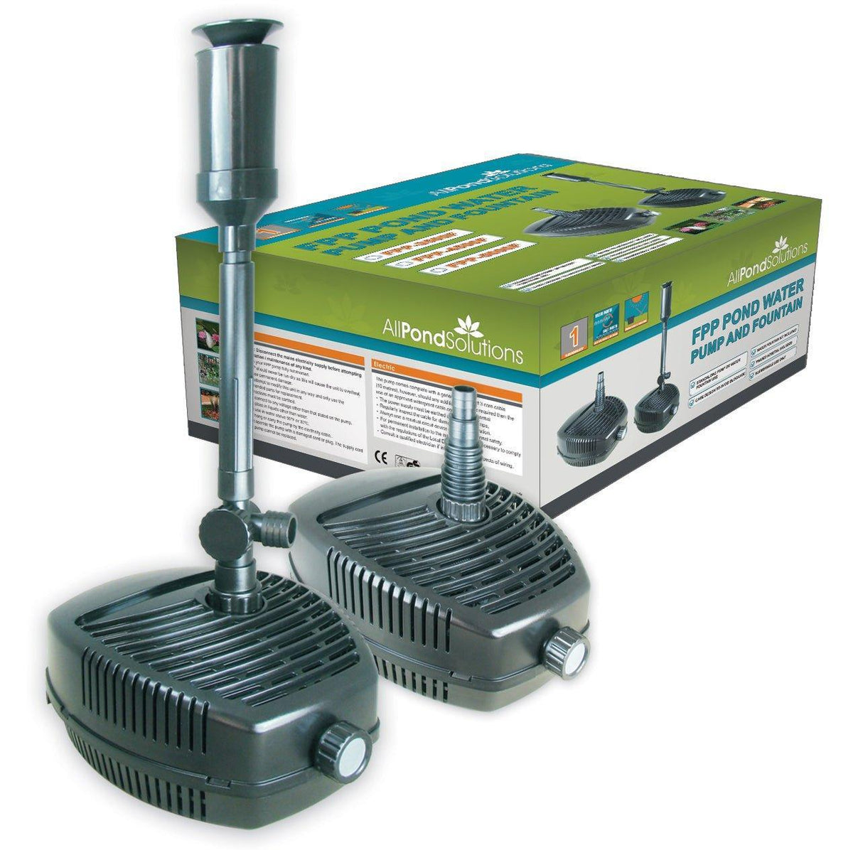 AllPondSolutions FPP-3500 fountain pond pump, 3500 litres per hour