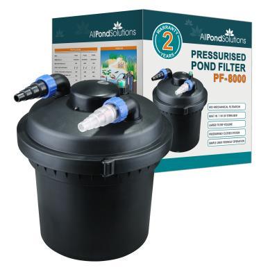 AllPondSolutions 8000L Pressurised Pond Filter 11w UV PF-8000 - AllPondSolutions