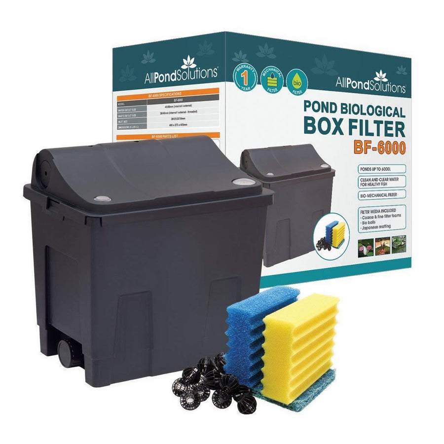 AllPondSolutions BF-6000 Garden Pond Bio Box Filter - AllPondSolutions