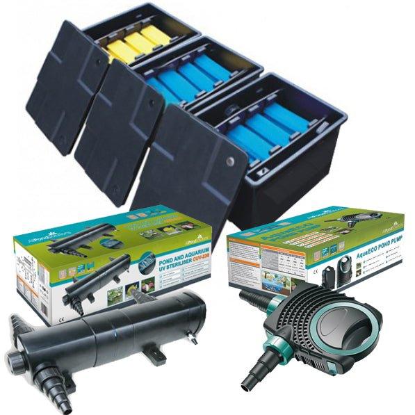 AllPondSolutions Koi Pond Filter Kit 18000L / 36w UV / AQUAECO-10000 Kit - AllPondSolutions