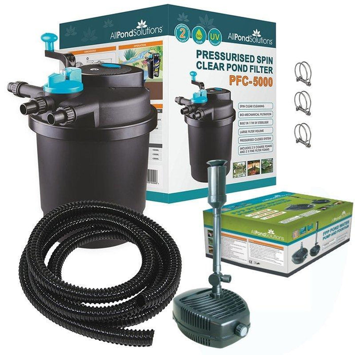 Pressurised Pond Filter PFC-5000 KIT - With FPP 3500 L/H Pump