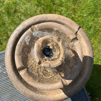 AllPondSolutions antique stone effect 3-tier garden water fountain feature