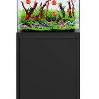 Aquarium Fish Tank & Cabinet Kit - LED - Black 70L - 57cm - AllPondSolutions