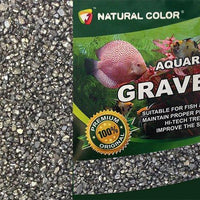 AllPondSolutions black aquarium gravel, 2-3mm, 5kg bag