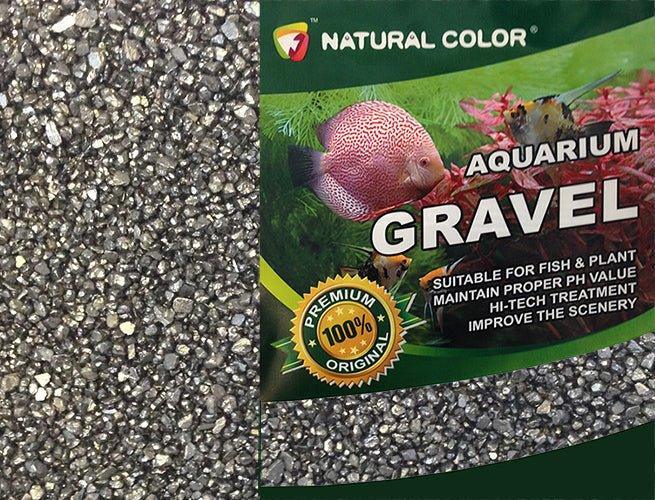 AllPondSolutions black aquarium gravel, 2-3mm, 5kg bag