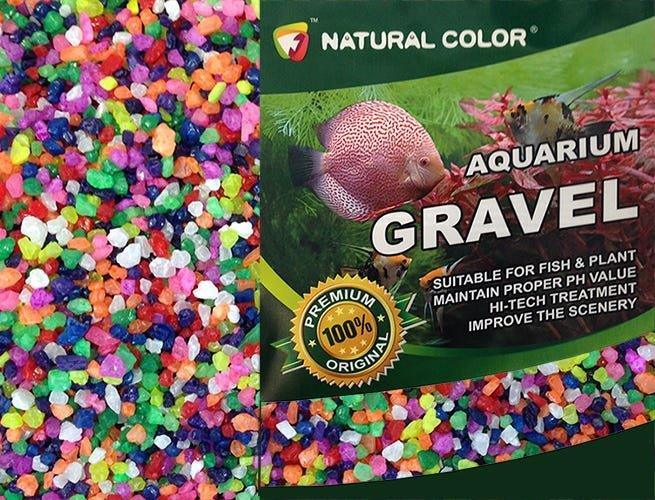 AllPondSolutions mixed sweeties aquarium gravel, 4-6mm, 2kg bag