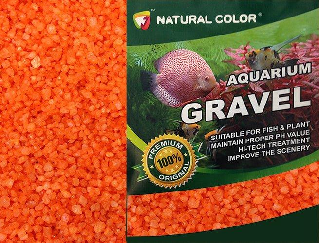Aquarium Fish Tank Orange Gravel 4 - 6mm 5kg - AllPondSolutions