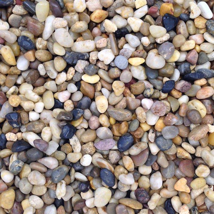 Aquarium Fish Tank Pebbles Stones Mixture 0.5-1cm 5kg - AllPondSolutions