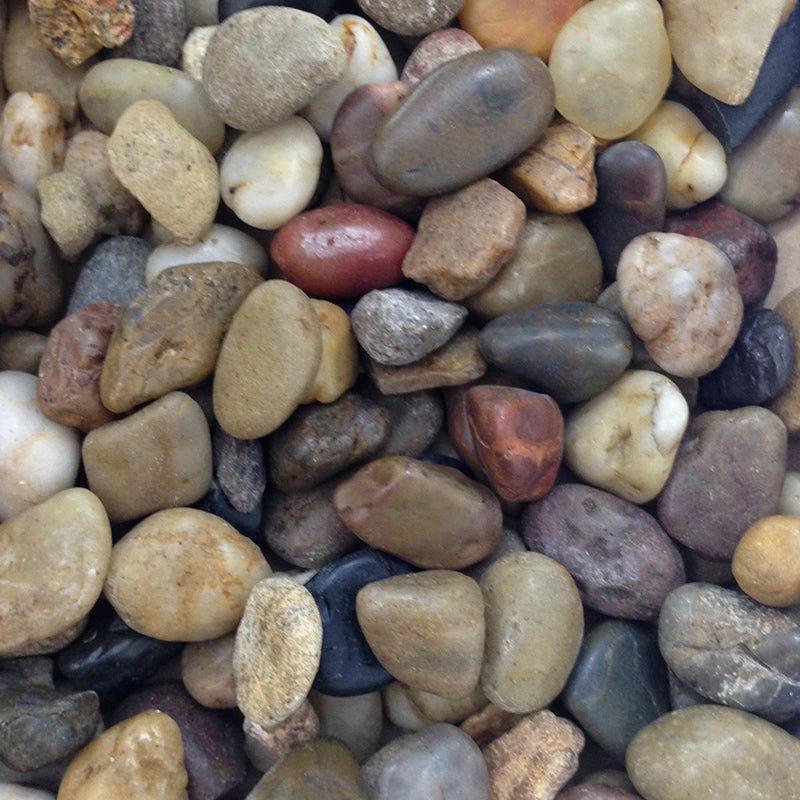 AllPondSolutions aquarium pebble and stone mix, 1-3cm, 5kg bag