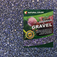 AllPondSolutions purple navy aquarium gravel, 4-6mm, 2kg bag