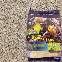 AllPondSolutions dry reef marine aquarium sand, 2-4mm, 5kg bag