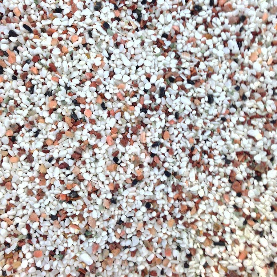 AllPondSolutions sprinkle mix aquarium gravel, 3-4mm, 2kg bag