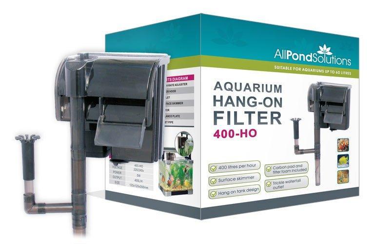 AllPondSolutions 400-HO hang-on aquarium filter, 400 litres per hour