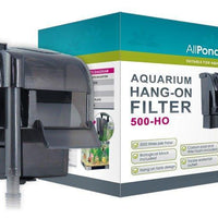 AllPondSolutions 500-HO hang-on aquarium filter, 500 litres per hour