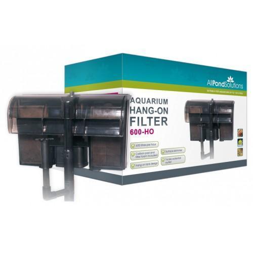 AllPondSolutions 600-HO hang-on aquarium filter, 600 litres per hour