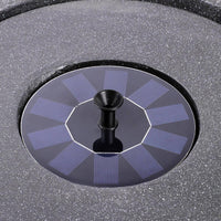 AllPondSolutions dark grey bowl stone solar water feature