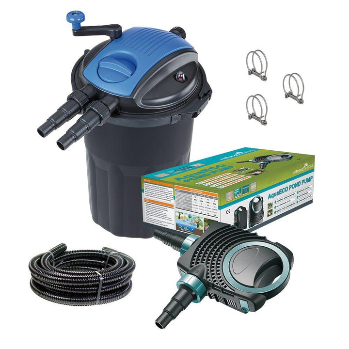 Boyu 20000L Pressurised Pond Filter 24w UV Easy Clean EFU-15000A-KIT - AllPondSolutions